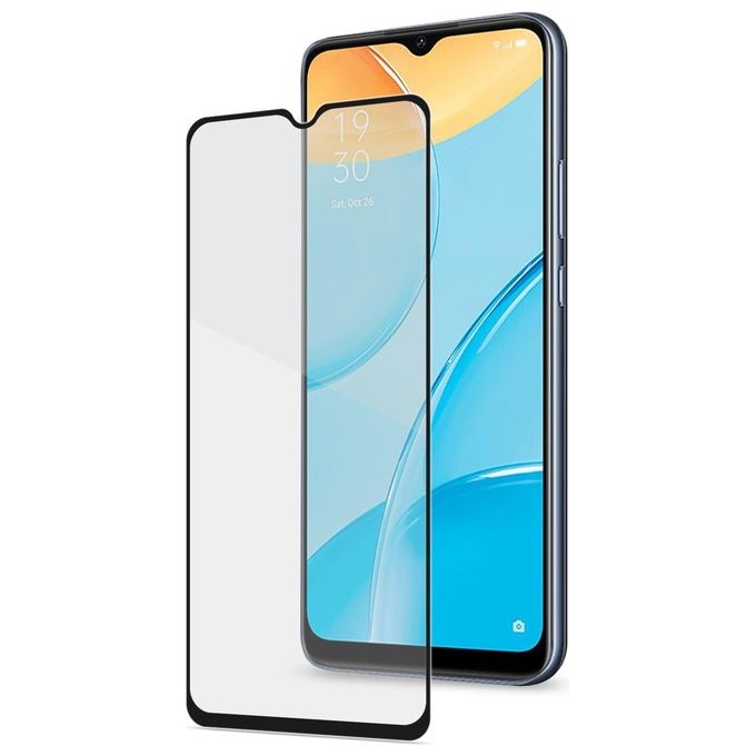 Celly Full Glass per Oppo A15-A15S Nero