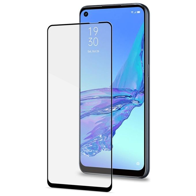 Celly Full Glass per Oppo A53-A53S Nero