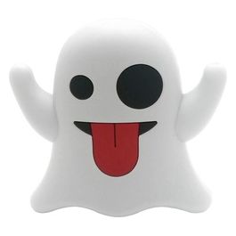 Celly Ghost 2200 Emoji Batteria Portatile Bianco Ioni di Litio 2200Mah