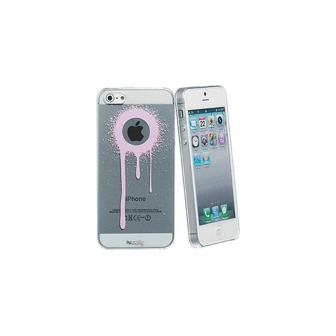 Celly Graffiti Drips Cover Iphone 5 Pink