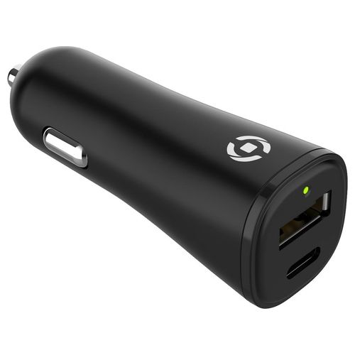 Celly Grs Car Charger Usb-a Usb-c Nero