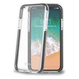 Celly Hexagon Cover per iPhone XS/X Nero