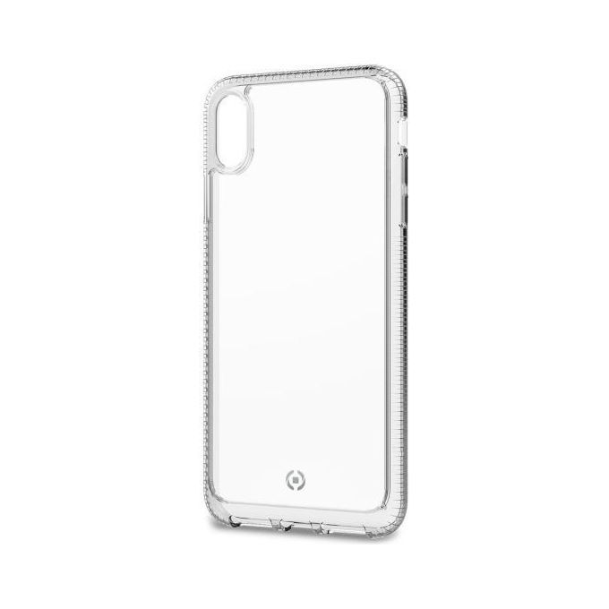 Celly Hexalite Cover per iPhone XS Max Bianco