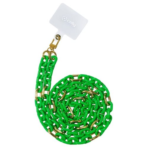 Celly LACETCHAINGNF Lacet Chain Green Fluo