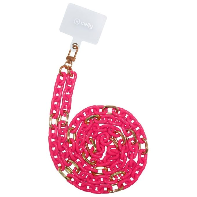 Celly LACETCHAINPKF Lacet Chain Pink Fluo