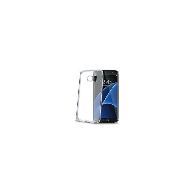 Celly Laser Cover Galaxy S7 edge silver