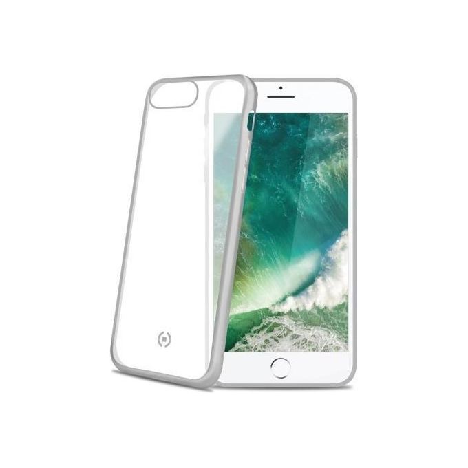 Celly Laser Matt Cover per iPhone SE 2nd Gen/8/7 Silver
