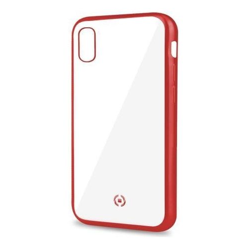 Celly Laser Matt Cover per iPhone XR Rosso