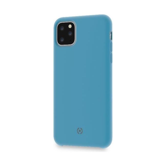 Celly Leaf Cover per iPhone 11 Pro Max Blu