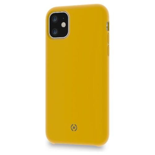 Celly Leaf Cover per iPhone 11 Giallo