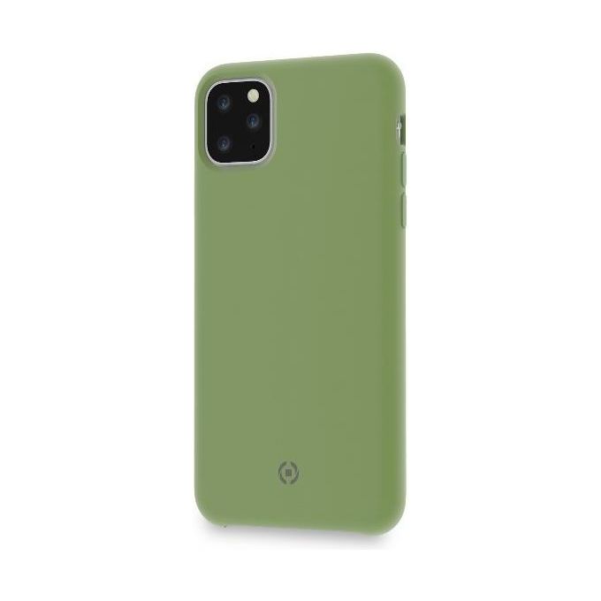 Celly Leaf Cover per iPhone 11 Pro Max Verde