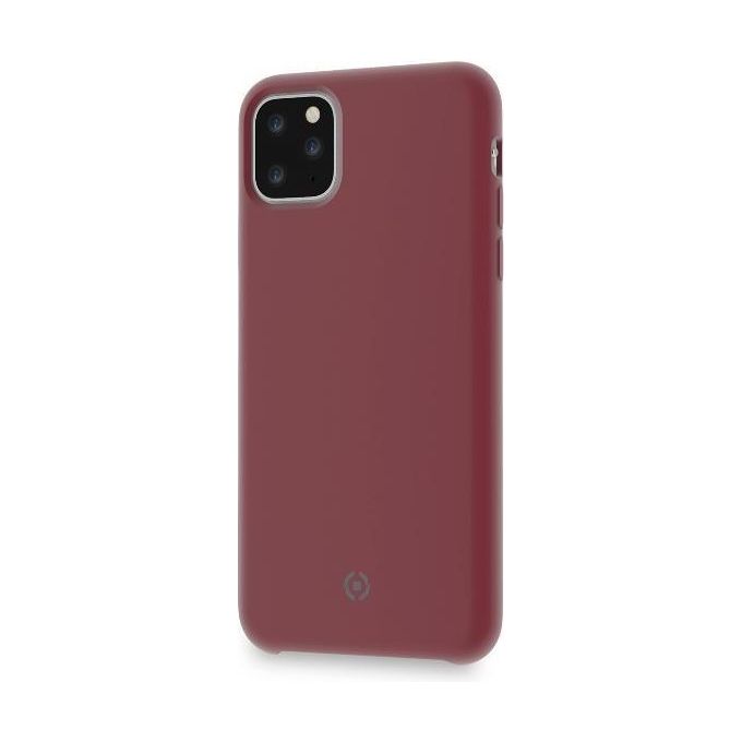 Celly Leaf Cover per iPhone 11 Pro Max Rosso
