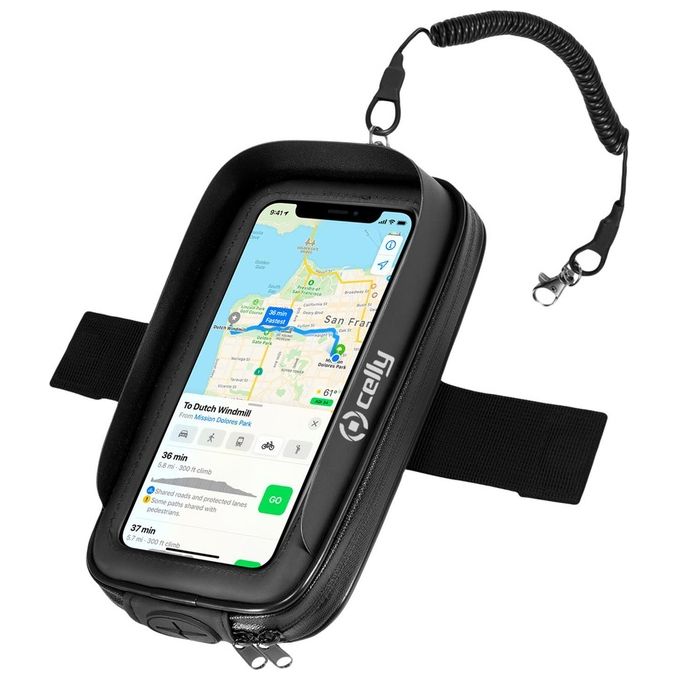 Celly Magnetic Motorbike Holder Nero