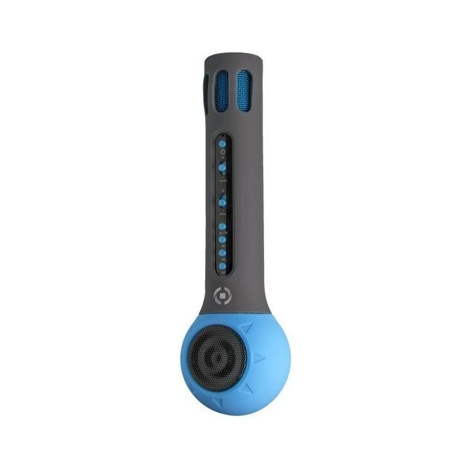 Celly FESTIVALLB Microfono Speaker Karaoke Portatile Wireless 3 W Bluetooth Silicone colore Blu