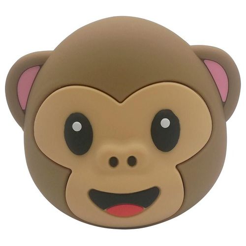 Celly Monkey 2200 Emoji Batteria Portatile Marrone Ioni di Litio 2200Mah