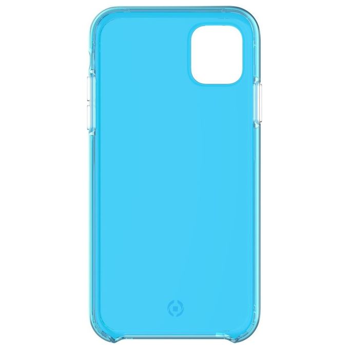 Celly Neon Cover per iPhone 11 Azzurro