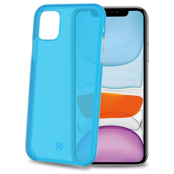 Celly Neon Cover per iPhone 11 Pro Azzurro