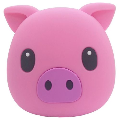 Celly Pig 2200 Emoji Batteria Portatile Rosa Ioni di Litio 2200Mah