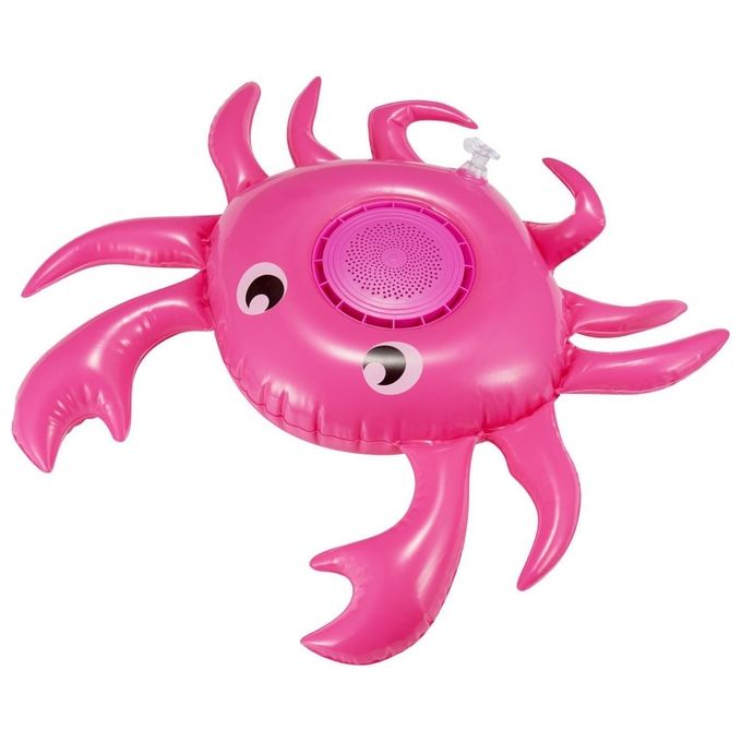 Celly POOLCRAB Pool Speaker Cassa Bluetooth Portatile 3W IPX7 Impermeabile Autonomia 4h colore Rosa