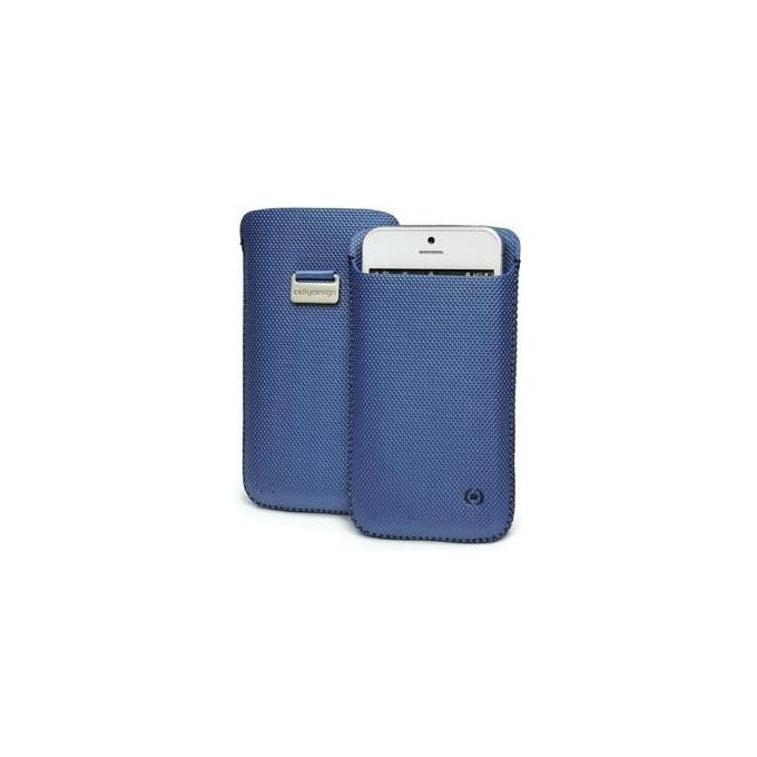 Celly Pouch Case per iPhone 5S/5SE Blu