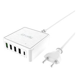 Celly Powerstation Usb-C 60W Bianco