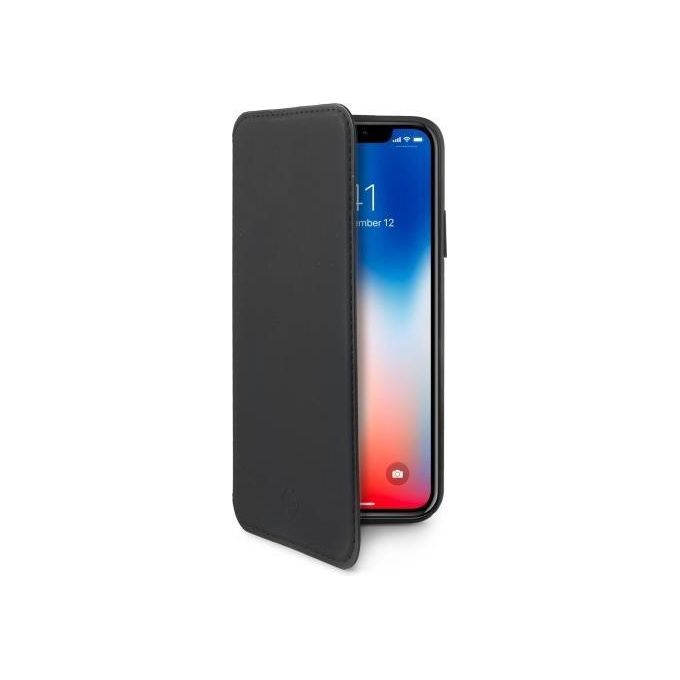 Celly Prestige Case per iPhone X/XS Nero
