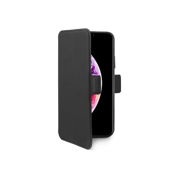 Celly Prestige Magnetic Cover per iPhone XS/X Nero