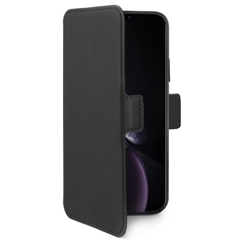 Celly Prestige Magnetic Cover per iPhone XR Nero