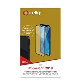 Proteggi Schermo 3D Glass per iPhone Xr Nero