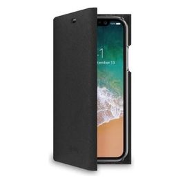 Celly Shell Cover per iPhone XS/X Nero