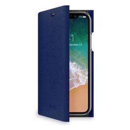 Celly Shell Cover per iPhone XS/X Blu