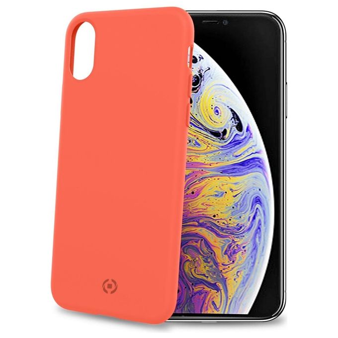 Celly Shock Cover per iPhone XS Max Arancione