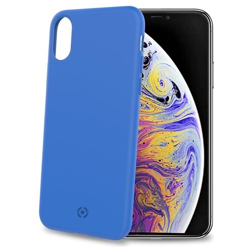 Celly Shock Cover per iPhone XS Max Blu
