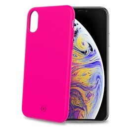 Celly Shock Cover per iPhone XS Max Rosa