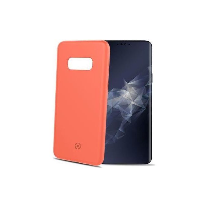 Celly Shock Cover per Samsung Galaxy S10E Arancione