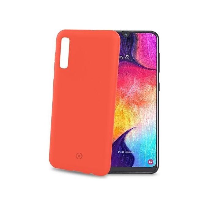 Celly Shock Cover per Samsung Galaxy A70 Arancione
