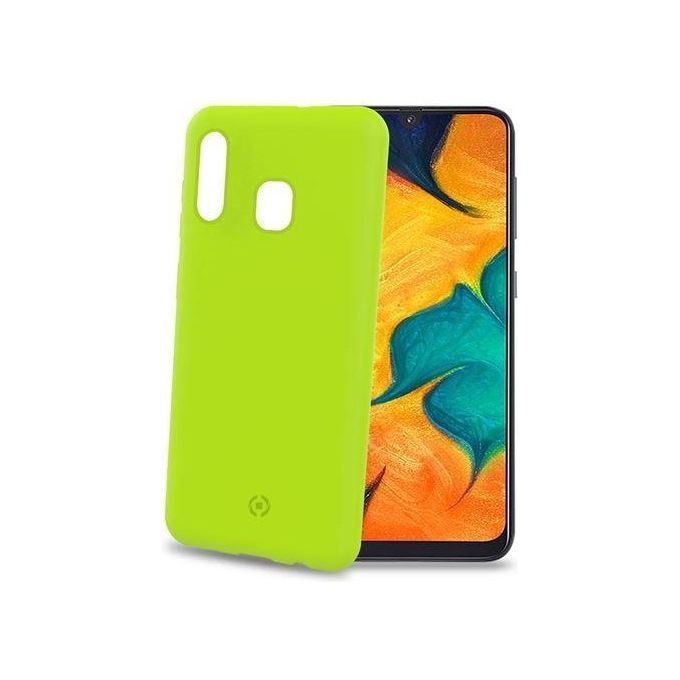 Celly Shock Cover per Samsung Galaxy A30 Giallo