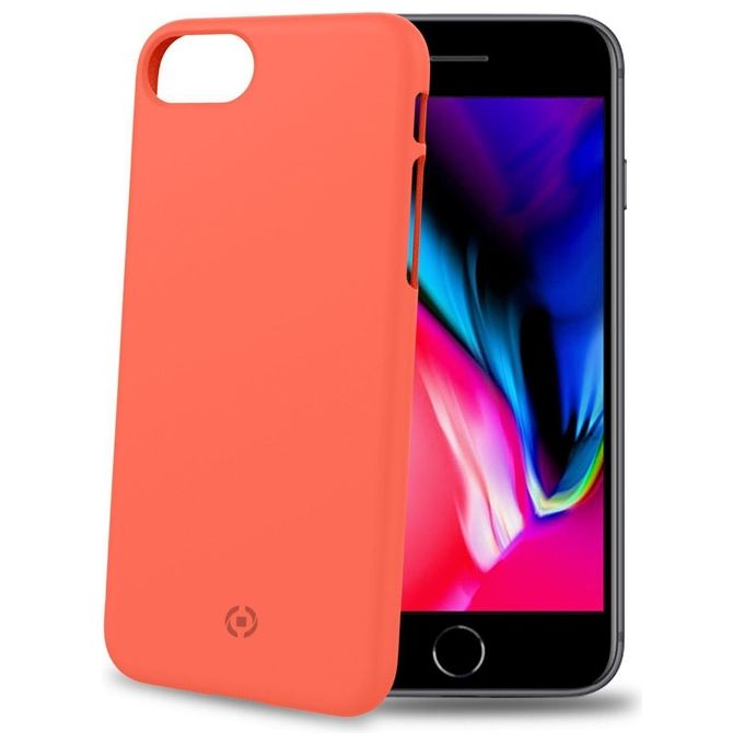 Celly Shock Custodia per iPhone 7/8 Arancione
