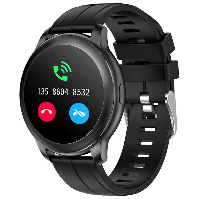 Celly TRAINERROUND3BK Smartwatch Rotondo Display AMOLED 1.32'' Cassa in acciaio