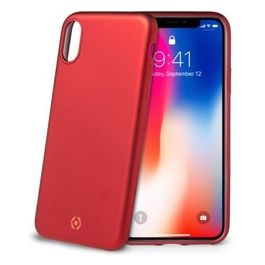 Celly Soft Matt Cover per iPhone X/XS Rosso