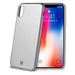 Celly Soft Matt Cover per iPhone X/XS Silver