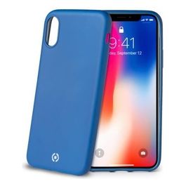 Celly Soft Matt Cover per iPhone X/XS Blu