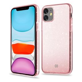 Celly Sparkle Cover per iPhone 11 Rosa