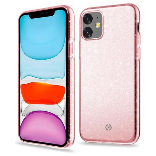 Celly Sparkle Cover per iPhone 11 Rosa