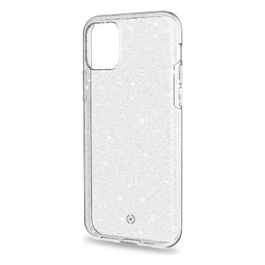 Celly Sparkle Cover per iPhone 11 Bianco