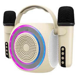 Celly Speaker Wireless con Due Microfoni e Luci RGB