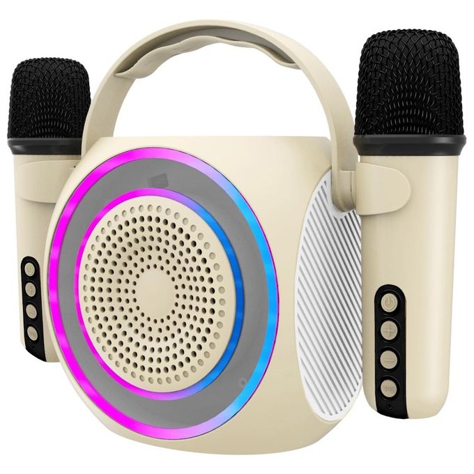 Celly Speaker Wireless con Due Microfoni e Luci RGB