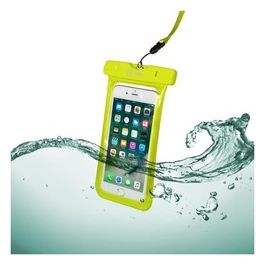 Splash Bag Custodia Impermeabile per Smartphone fino a 6,2" Giallo