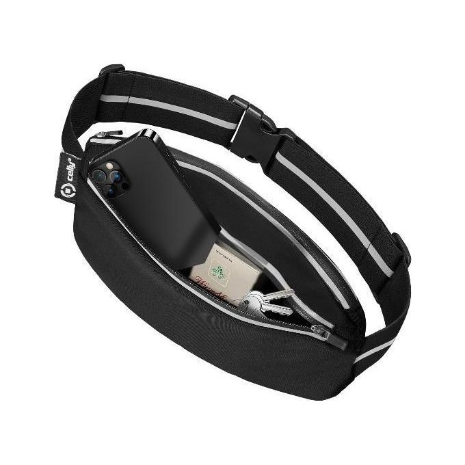 Celly Sport Runbelt Custodia per Smartphone 6.9'' Nero