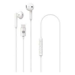 Stereo Earphones Drop Usb-C Bianco